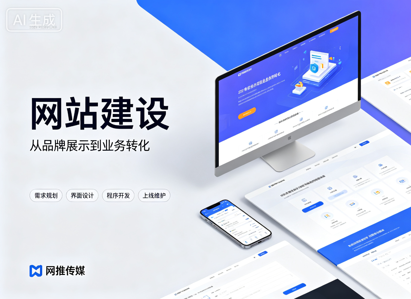 网站建设宣传图